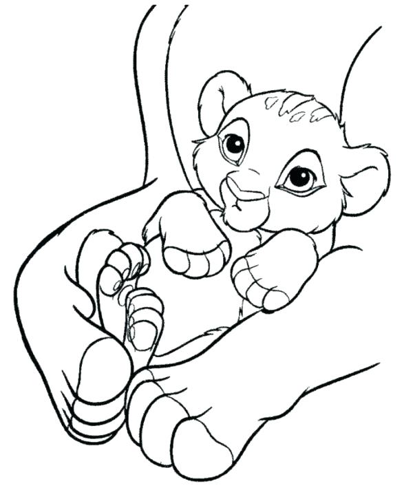 600x709 Nala Coloring Pages Coloring Page Baby The Lion King Coloring Page