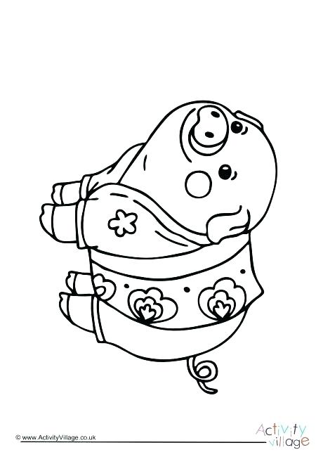 460x650 Guinea Pig Coloring Page Pig Colouring Pages New Year Pig