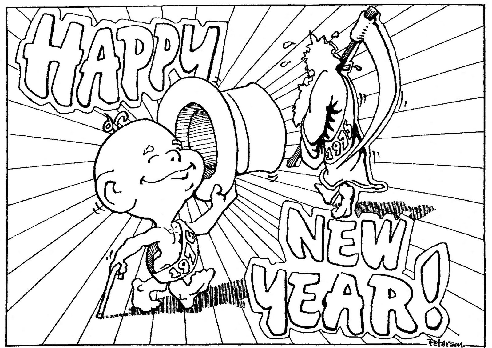 1600x1131 Mostly Paper Dolls New Year Coloring Contest, 1975