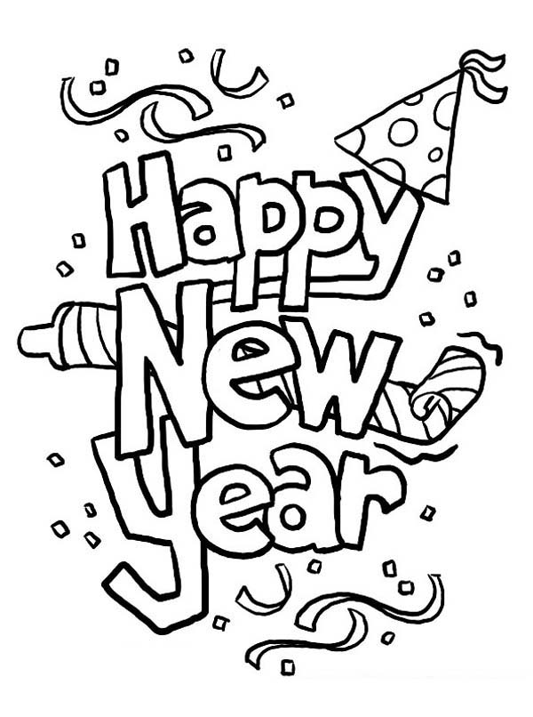 600x806 Beautiful Inspiration New Years Coloring Pages Good Year 54