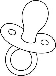 220x300 Pacifier Coloring Page