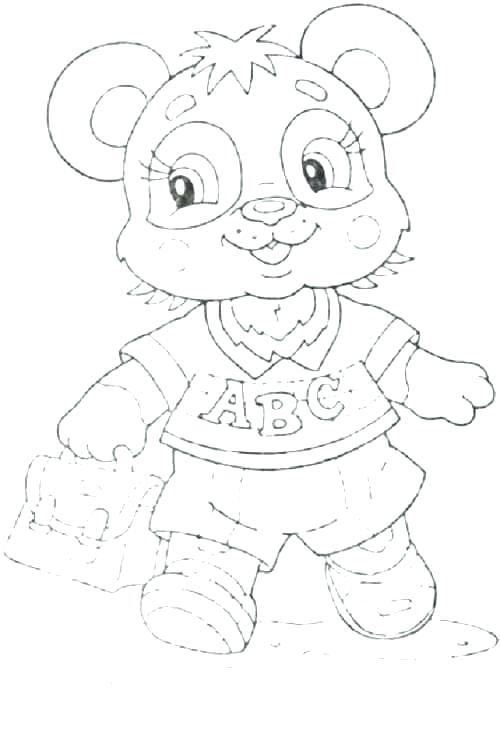 500x733 Cute Panda Coloring Pages Baby Panda Coloring Pages Cute Panda