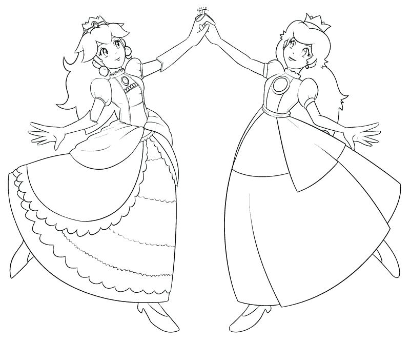 800x667 Princess Peach Coloring Pages To Print Free Many Interesting Free