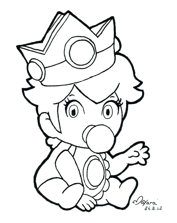 618x778 Princess Peach Coloring Peach Coloring Pages To Print Peach