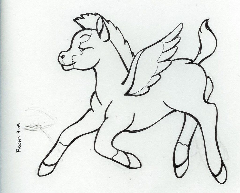 1024x823 Baby Pegasus Coloring Pages Coloring Pages Pegasus