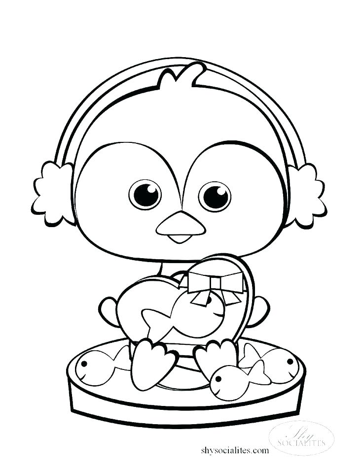736x952 Emperor Penguin Coloring Page Penguin Color Page Baby Penguin