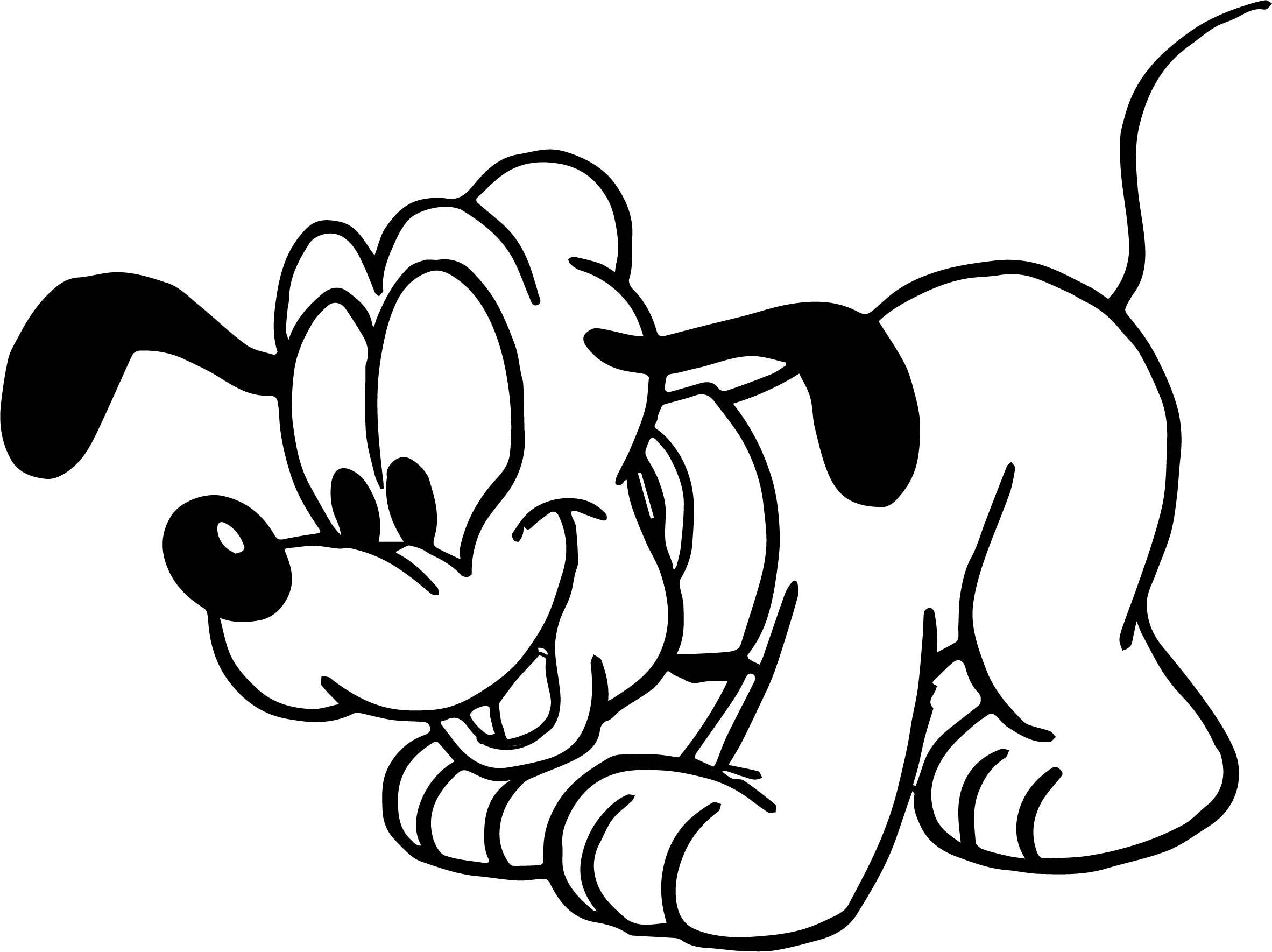 2364x1769 Pluto Coloring Page Wagashiya