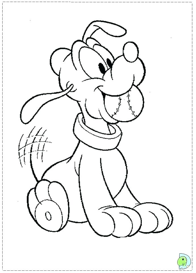 691x960 Baby Pluto Coloring Pages Coloring Page Baby Colouring Pages