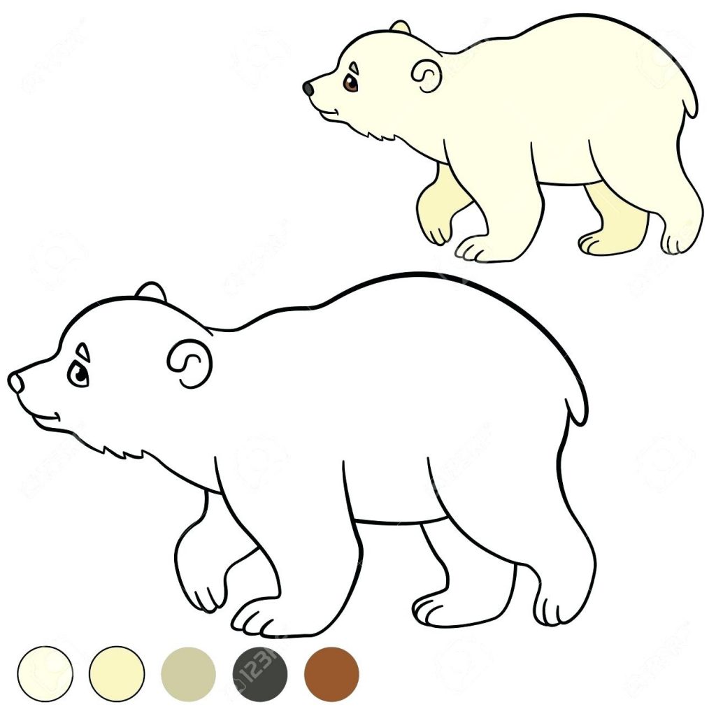 1024x1024 Coloring Pages ~ Polar Bear Coloring Pages For Kids Mammals Adult