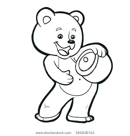 450x470 Baby Polar Bear Coloring Pages Printable Teddy Book Colorin