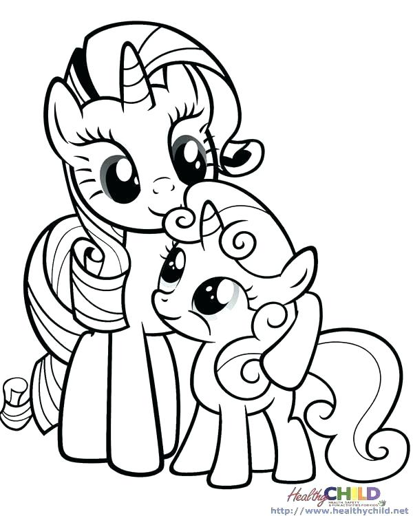 600x750 Mi Pequeno Pony Applejack Para Colorear Baby Pony Baby Pony Para