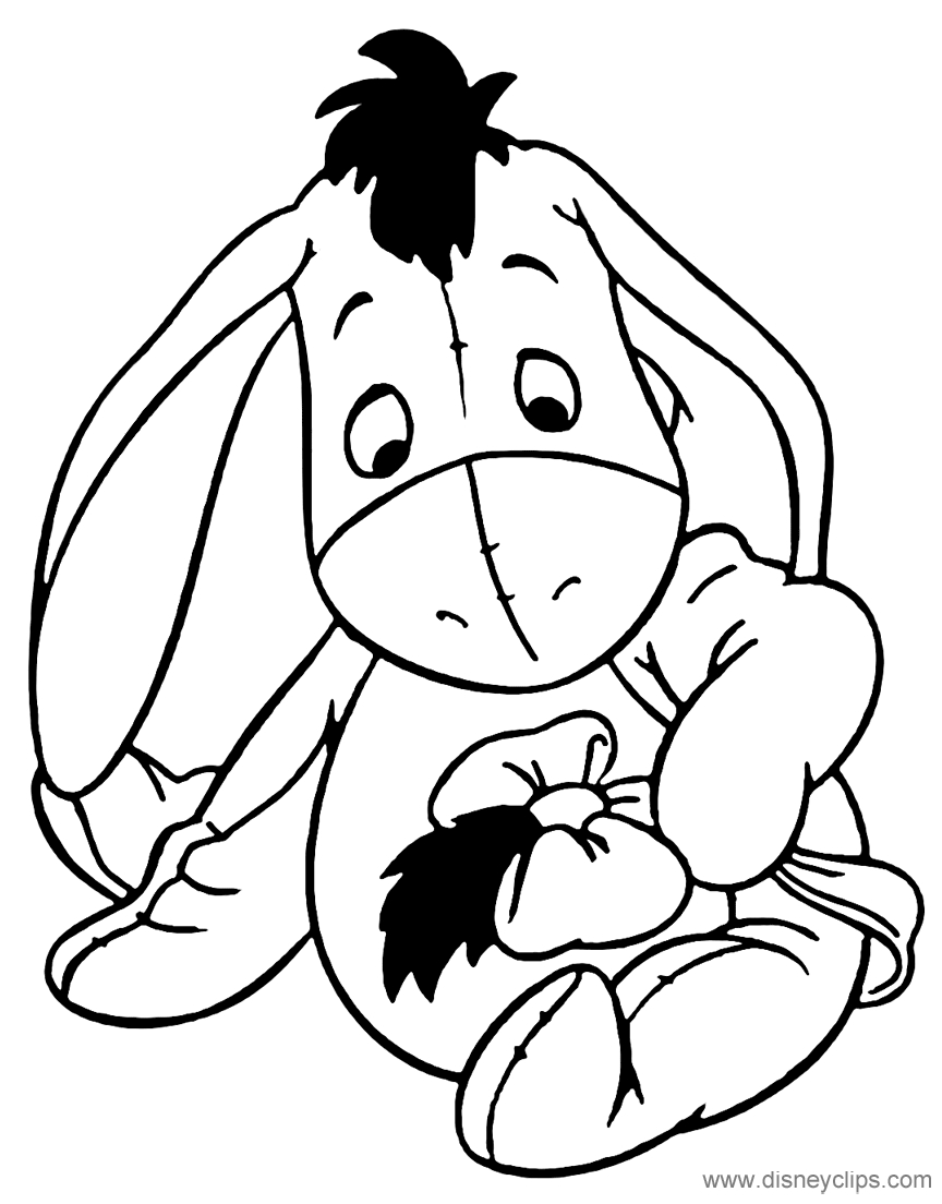 Baby Pooh Bear Coloring Pages