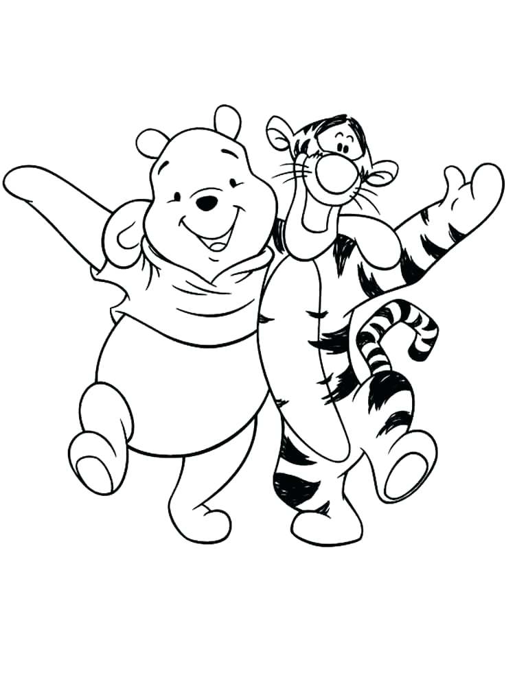 750x1000 Pooh Bear Coloring Pages Print Pooh Bear Coloring Pages Free