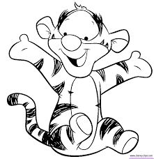 221x228 Baby Pooh Bear Coloring Pages