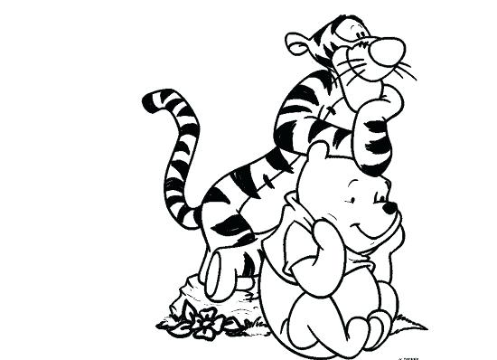 550x398 Baby Pooh Coloring Pages Baby Pooh Bear Coloring Sheets