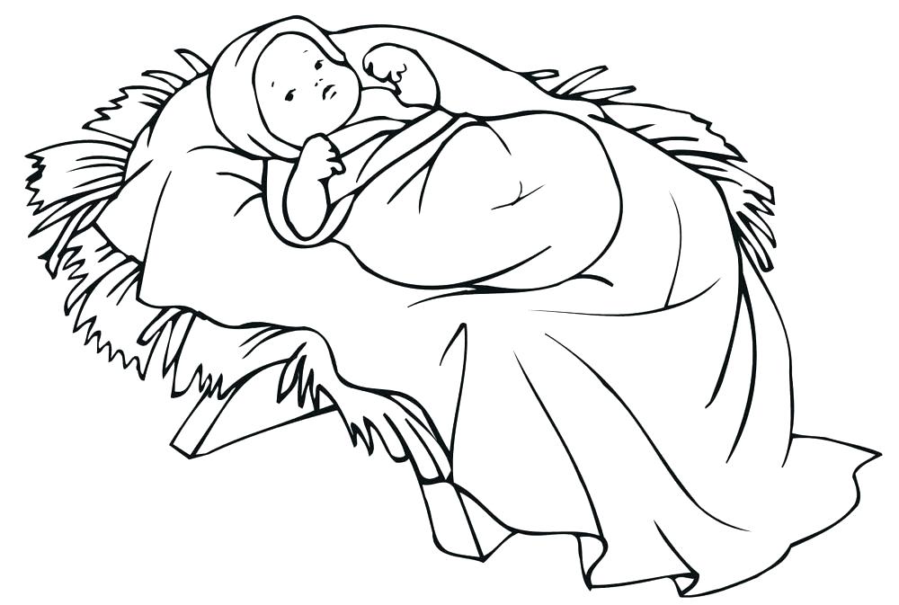 1000x673 Jesus Coloring Page Printable Coloring Pages Simple Baby Coloring