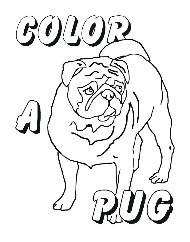 618x789 Pug Coloring Page Coloring Pages Of Baby Pugs Images Pug Coloring