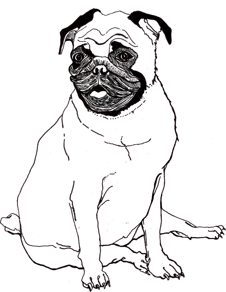 948x1224 Pug Coloring Pages Best Of Baby Pug Coloring Pages Logo