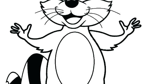 585x329 Racoon Coloring Page Cute Raccoon Coloring Pages Kids Coloring