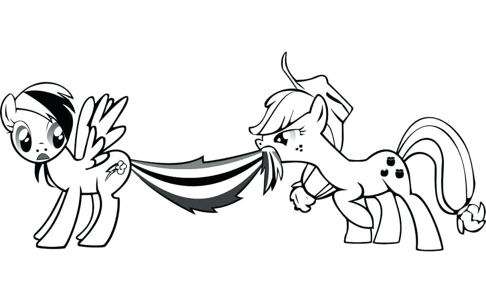 960x600 My Little Pony Baby Rainbow Dash Coloring Pages Free All Ideas
