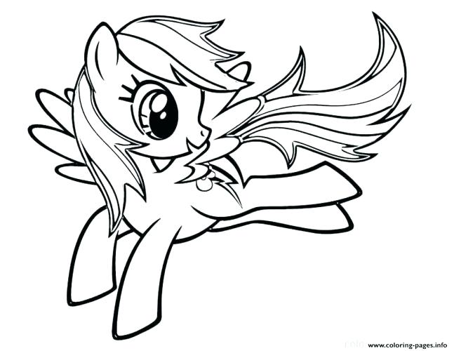 647x500 Baby Rainbow Dash Coloring Pages Page Circus