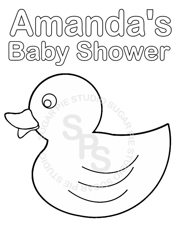 618x800 Baby Shower Coloring Pages To Download And Print For Free