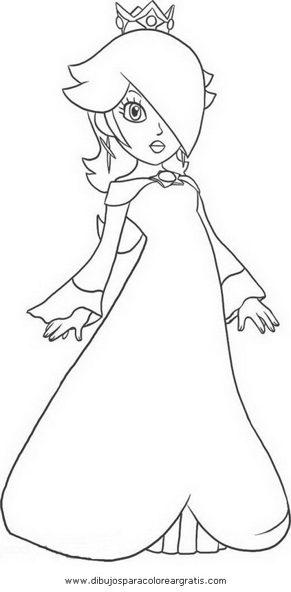 423x860 Baby Rosalina Coloring Page Free Download