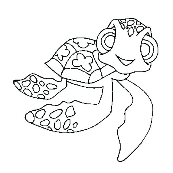 600x600 Green Sea Turtle Coloring Pages