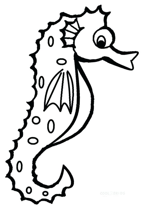 590x850 Cute Horse Coloring Pages Popular Seahorse Coloring Page Best