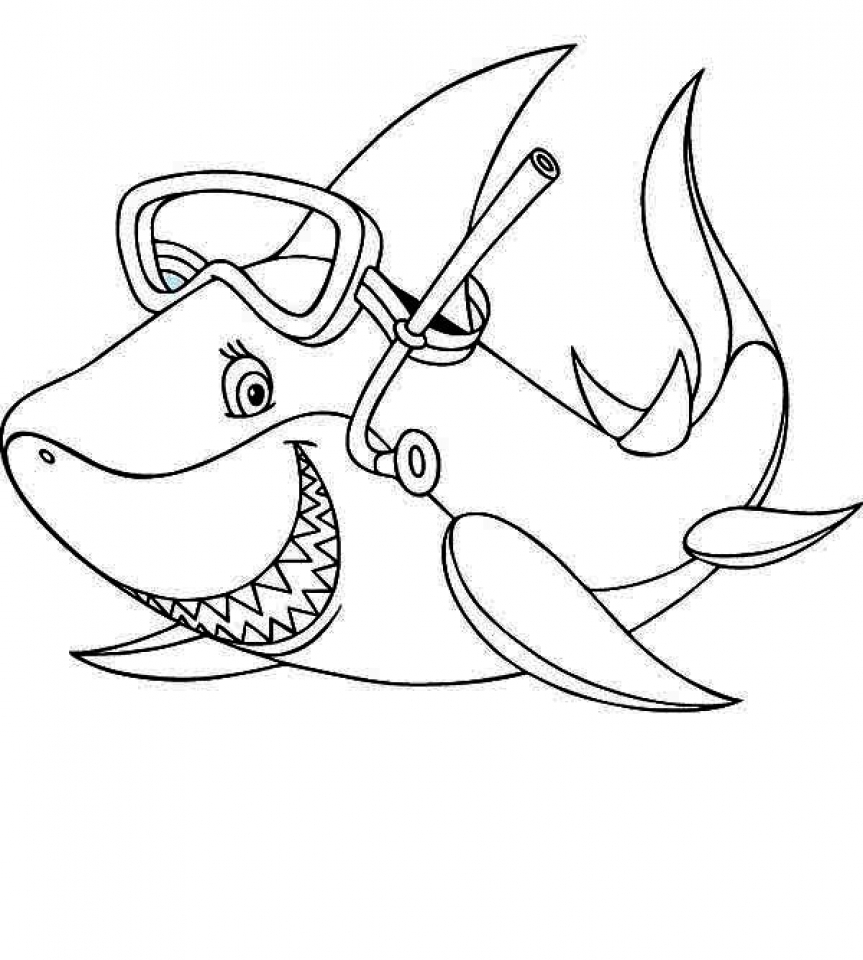 863x960 Get This Baby Shark Coloring Pages 31672 !