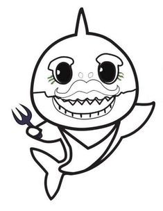 235x304 Pinkfong And Baby Shark Coloring Sheet Printable Theme Paper