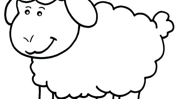 585x329 Lamb Coloring Pages Baby Sheep Coloring Pages Baby Sheep Coloring
