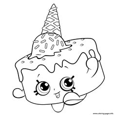 236x236 Print Cherry Nice Cupcake From Shopkins Season 6 Coloring Pages