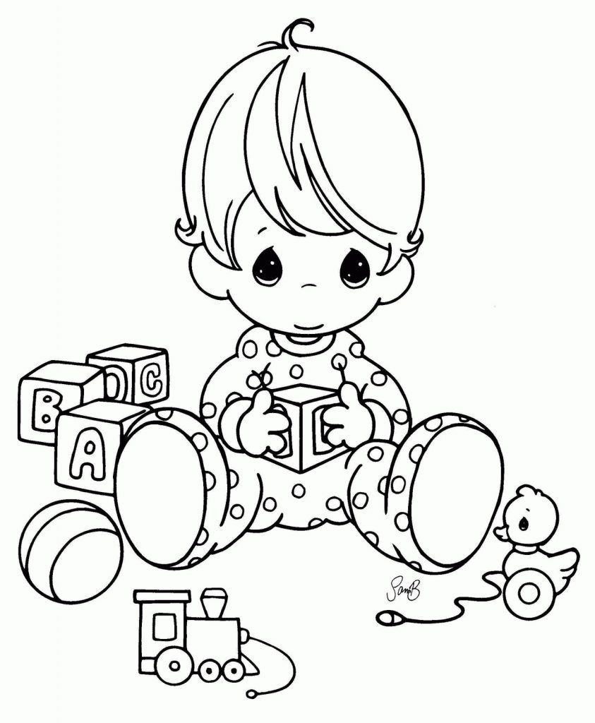 843x1024 Professional Baby Shower Coloring Pages Print Page