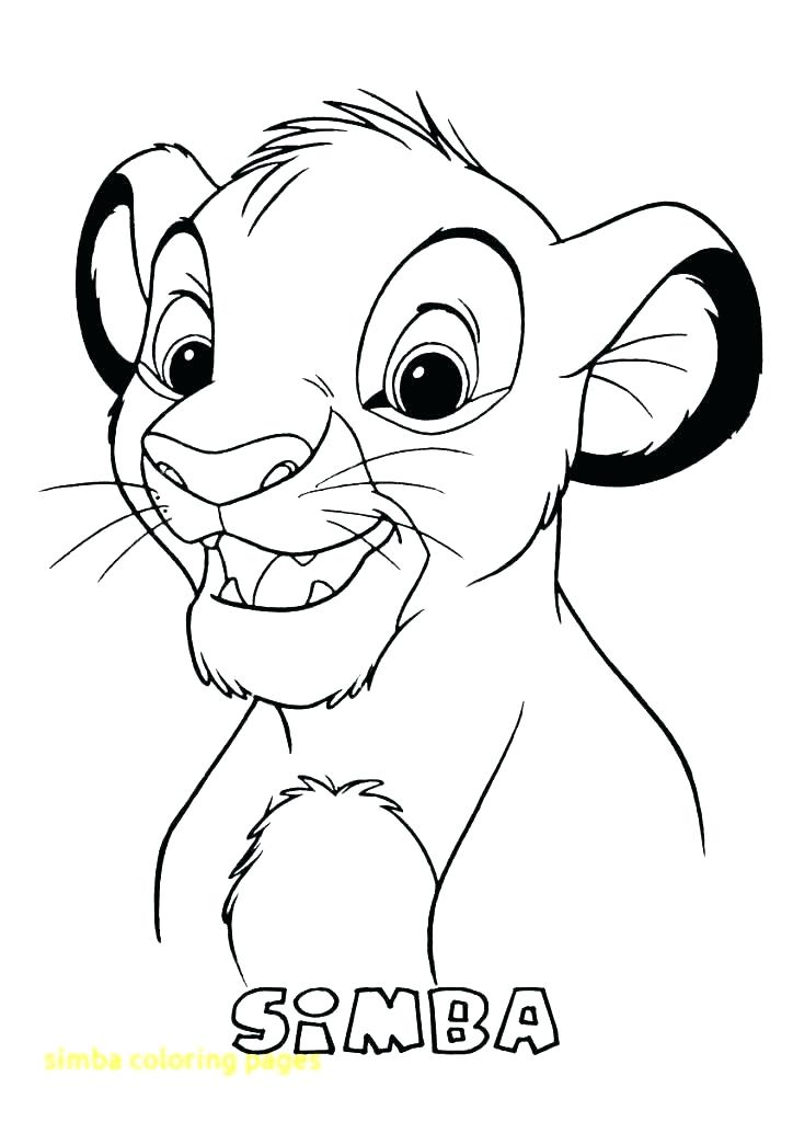 724x1024 Simba Coloring Pages The Smiling Coloring Page Simba And Nala Love