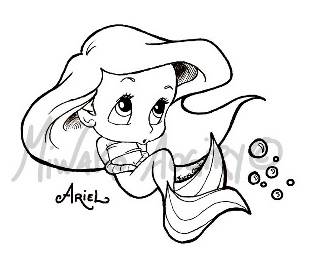 1048x842 Baby Princess Coloring Pages To Download And Print For Free