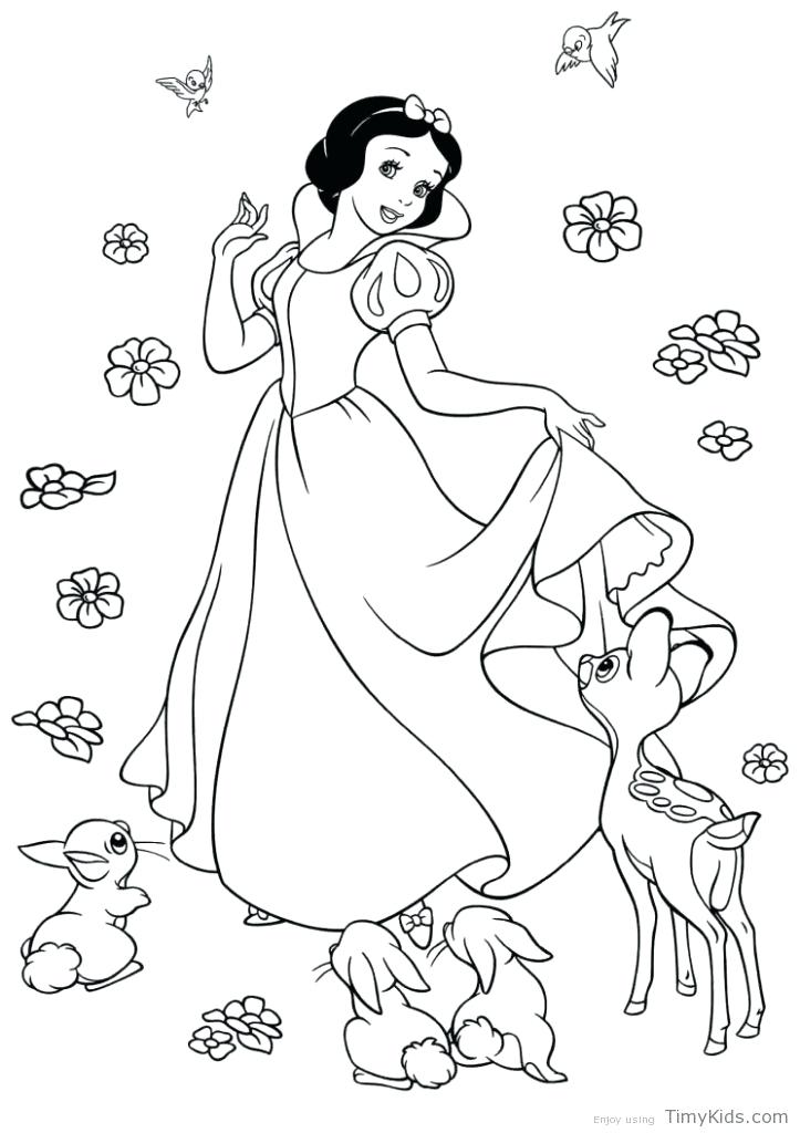 723x1024 Snow White Coloring Pages 7 Snow White Coloring Pages Printable