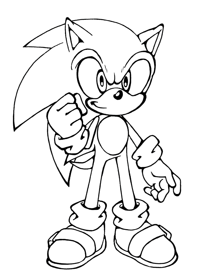 776x1100 Printable Sonic Coloring Pages.png Pixels Baby Ideas