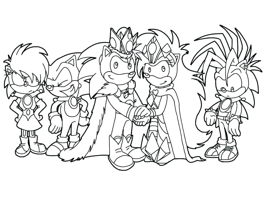 900x675 Sonic Characters Coloring Pages Sonic The Hedgehog Coloring Pages