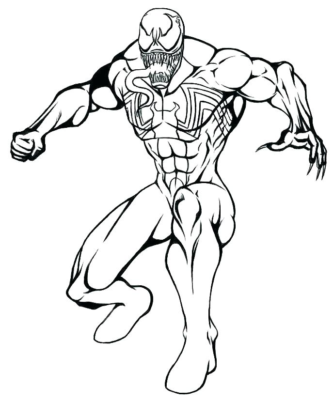 687x830 Baby Spiderman Colouring Pages Venom Coloring Print Sheets