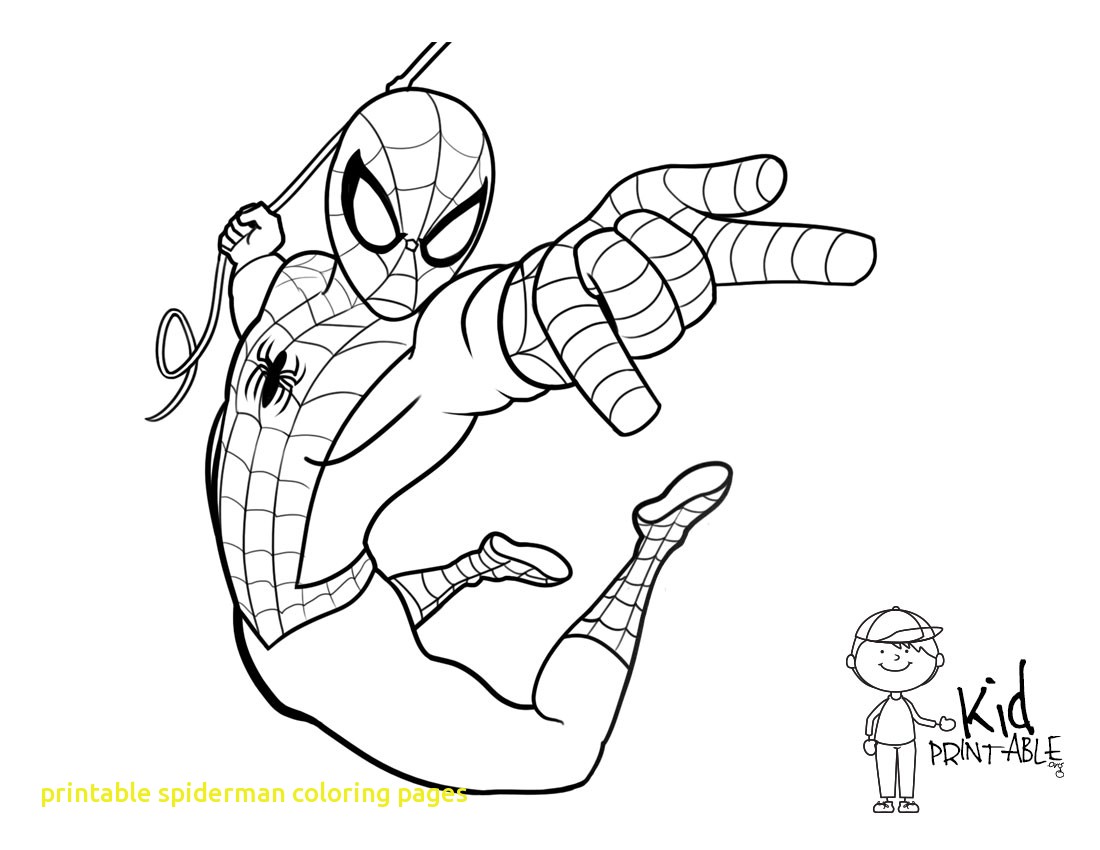 1100x850 Spider Man Coloring Pages