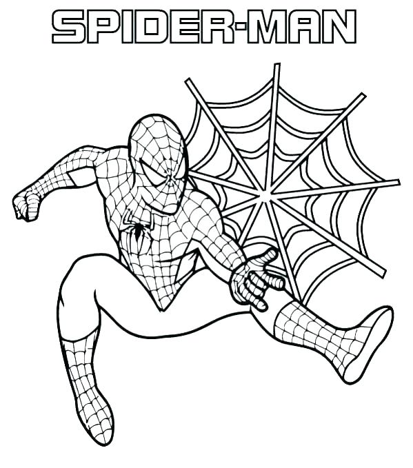 599x679 Spider Man Coloring Pages Spider Man Color Page Comics Spider