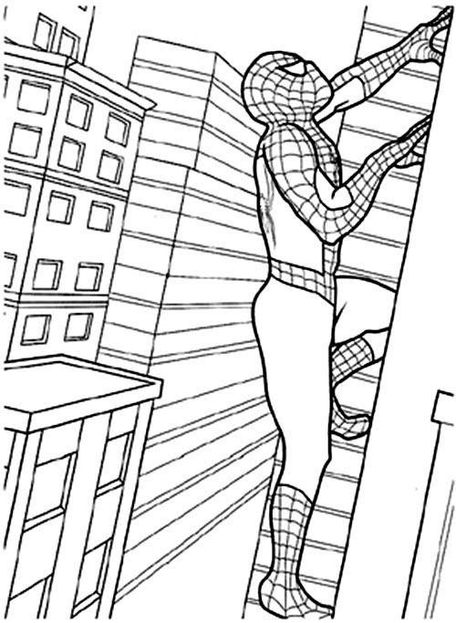 500x683 Spiderman Coloring Pages The Coloring Spiderman