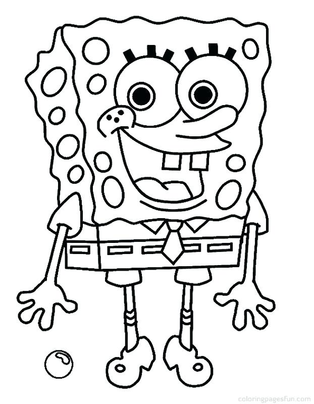 622x800 Coloring Page 2 Baby Spongebob Squarepants Coloring Pages Coloring