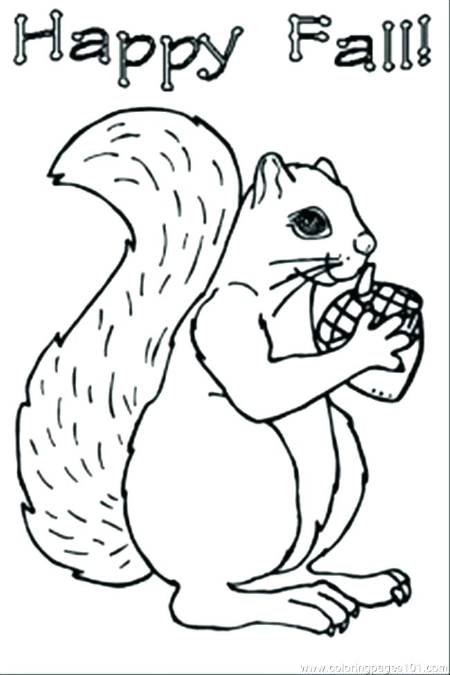 650x975 Squirrel Coloring Pages