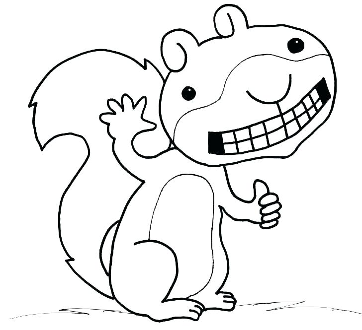 728x665 Woodland Animals Coloring Pages