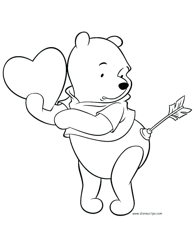 736x940 Pooh Bear Coloring Sheets Bear Color Page Teddy Bear Coloring