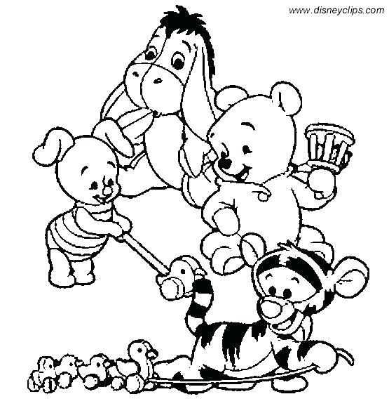 555x588 Baby Tigger Coloring Pages