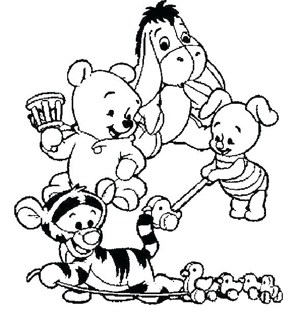 582x627 Baby Tigger Coloring Pages Shippa.co