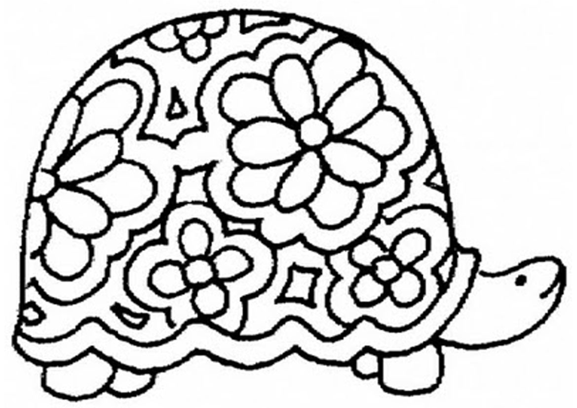 Baby Turtle Coloring Pages